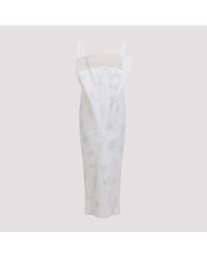 Carven Lingerie Midi Dress - White