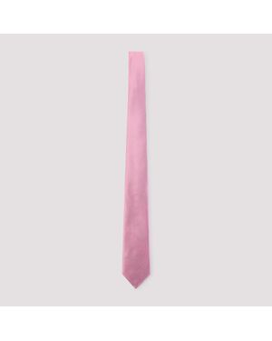 Giorgio Armani Azalea Silk Tie - Pink