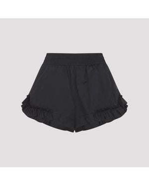 Simone Rocha Frill Track Shorts - Black