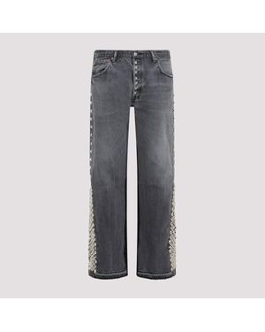 GALLERY DEPT. Studded La Flare Jeans - Grey