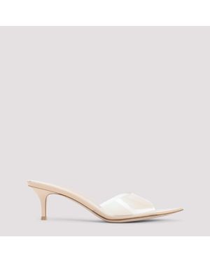 Gianvito Rossi Elle 55 Mules - Natural