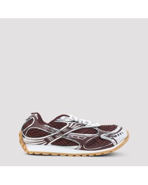 Bottega Veneta Orbit Trainers - Red