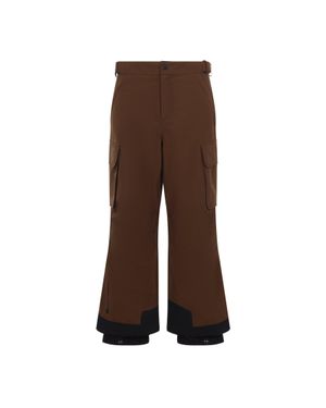 Moncler Ski Track Trousers - Brown