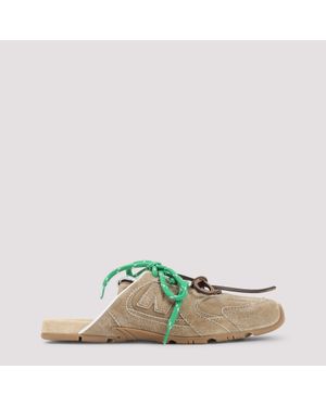 Miu Miu Nb Mules Trainers - Green