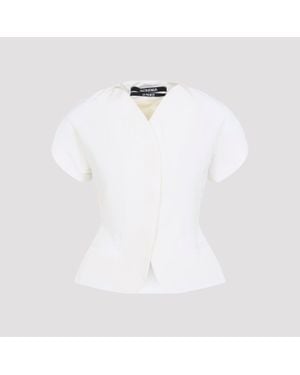 Jacquemus Jaquemus Ovalo Jacket - White