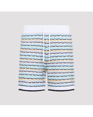 CASABLANCA Tuck Stitch Short - Blue