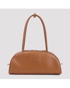 Miu Miu Medium Beau Bag - Brown