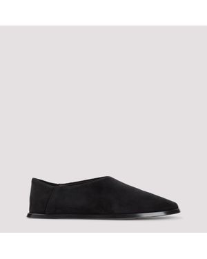 Fear Of God Slip-On Suede Leather Trainers - Black