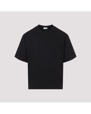 Saint Laurent Cotton T-Shirt - Black