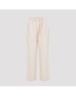 Studio Nicholson Wide Leg Nude & Neutrals - Natural