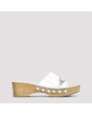 Simone Rocha Natural Open Toe Sandals - White