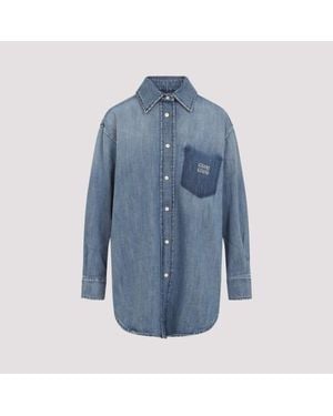 Miu Miu Denim Shirt - Blue