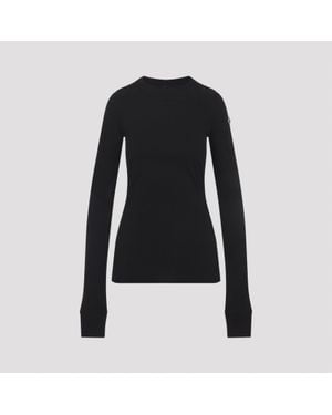 Moncler Moncler + Rick Owens Girder Long-Sleeve T-Shirt - Black