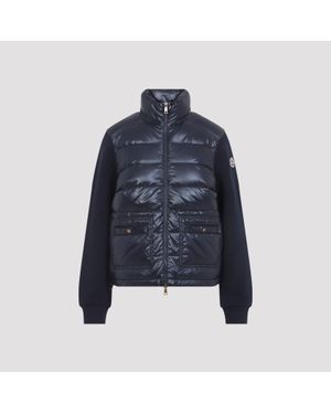 Moncler Zip-Up Cardigan Jacket - Blue