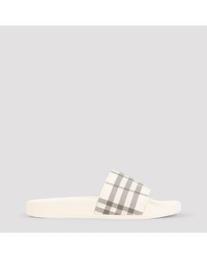 Burberry Buerberry Furley Slide - Natural