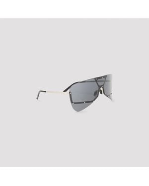 Rick Owens Tower Sunglasses - Metallic