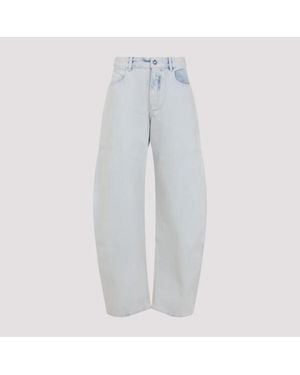 Alaïa Alaïa Low Round Jeans - Grey