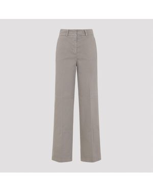 Peserico Wide Trousers - Grey