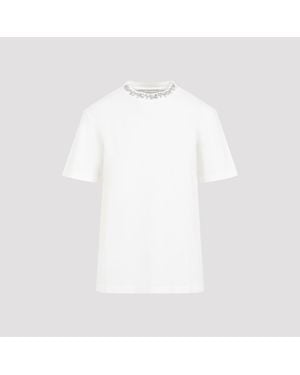 Golden Goose Vintage Cotton W Embroidery T-Shirt - White