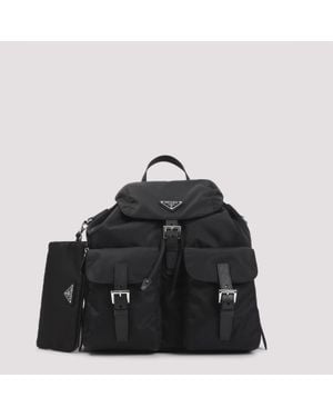 Prada Re-Nylon Backpack - Black