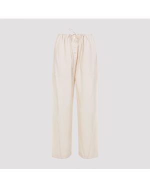 Studio Nicholson Wide Leg Nude & Neutrals - Natural