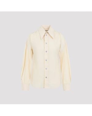 Lemaire Pointed Collar Shirt - Natural