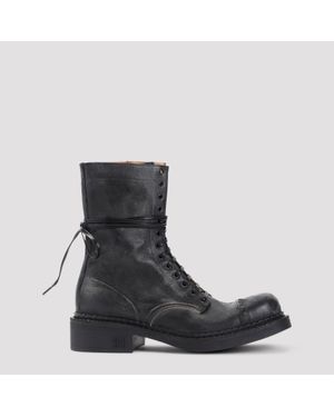 Miu Miu Lace-Up Boots - Black