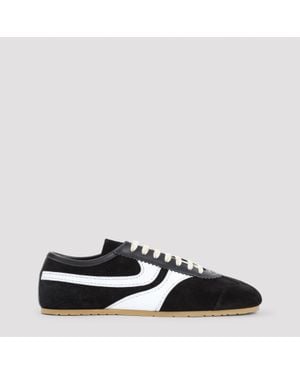 Dries Van Noten Suede Leather Trainers - Black