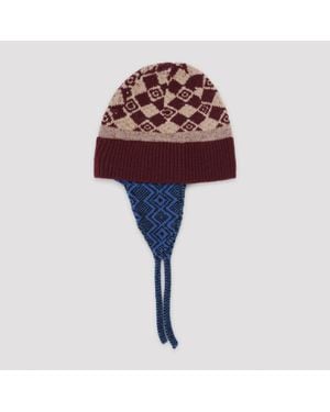 Dries Van Noten Bordeaux Marvin Hat - Red