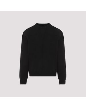 Jil Sander Wool-Blend Pullover Jumper - Black