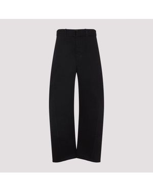 Lemaire Twisted Belted Trousers - Black
