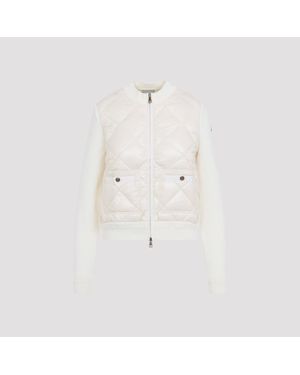 Moncler Crystal-Embellished Cardigan - White