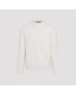 Canali Knit Jumper - White
