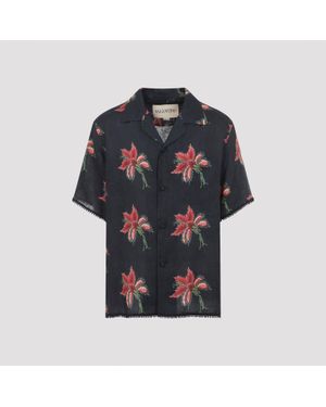 Valentino Short Sleeves Shirt - Blue