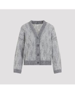 Peserico Grigio Eclisse Cardigan - Grey