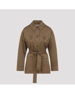 Yves Salomon Shirt Jacket - Green