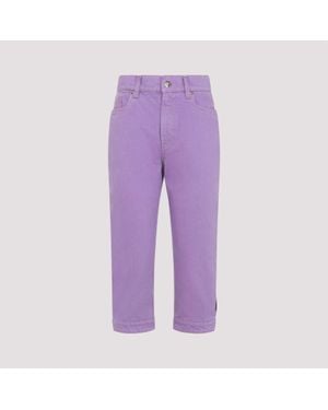 Versace Arch Cotton Jeans - Purple