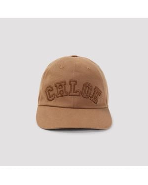 Chloé Signatur Cap - Brown