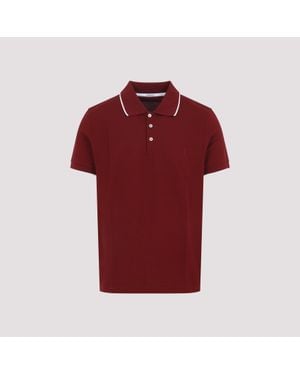 Saint Laurent Jersey Polo - Red