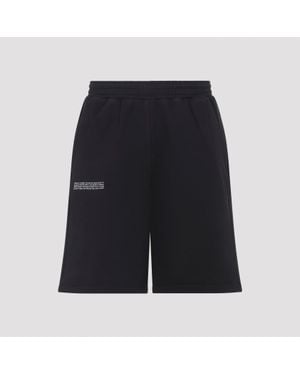 PANGAIA Cotton 365 Midweight Long Shorts - Black