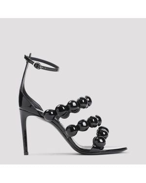 Alaïa Heeled Sandals 3 Straps - Black