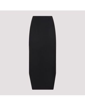 Givenchy Front Kick Skirt - Black