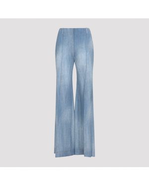 Ermanno Scervino Polyester Trousers - Blue