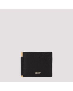 Tom Ford T Line Money Clip Wallet For - Black