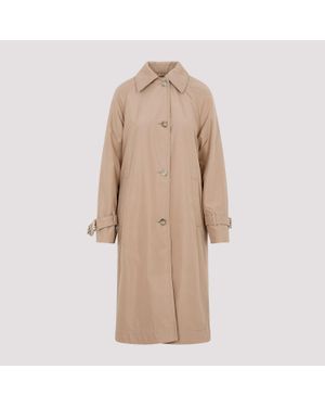 Akris Wool Flannel Coat - Natural