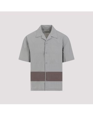 Craig Green Grey Cotton Barrel Shirt
