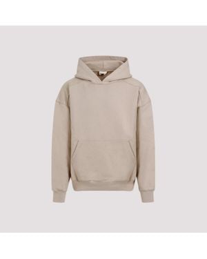 Mordecai Sand Hooded Cotton Sweatshirt - Natural