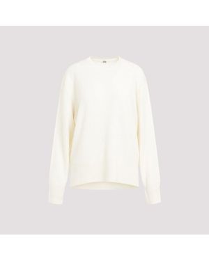 TOTEME Crewneck Pullover - White