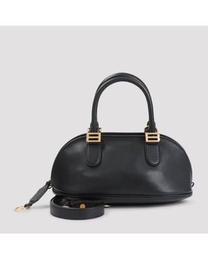 Balenciaga Mini Bolero Bowling Bag - Black