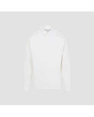 Studio Nicholson Alyk Rugby Polo - White